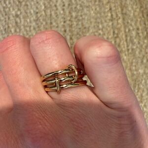 Elegant Gold-Tone Women's Ring
